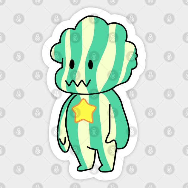 steven universe watermelon Sticker by Trippycollage